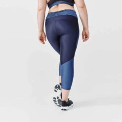 Kalenji Legging Court Running Respirant Femme - Dry+ Feel Bleu -CourseKalenji 8666534