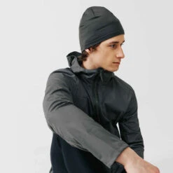 Kalenji BONNET CHAUD RUNNING RUN WARM + KAKI -CourseKalenji bonnet chaud running run warm noir chine 2