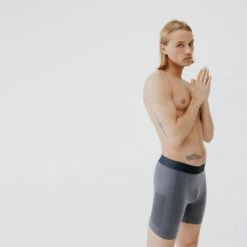 Kalenji BOXER DE RUNNING HOMME DRY PERF 900 GRIS BLEU -CourseKalenji boxer de running homme dry perf 900 gris bleu 3