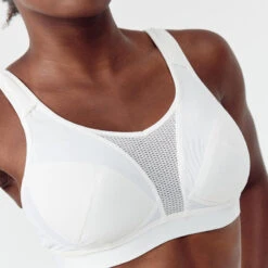 Kalenji Brassière Bretelles Croisables Maintien Fort Femme - Blanc -CourseKalenji brassiere bretelles croisables maintien fort femme blanc 2
