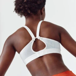 Kalenji Brassière Bretelles Croisables Maintien Fort Femme - Blanc -CourseKalenji brassiere bretelles croisables maintien fort femme blanc 4