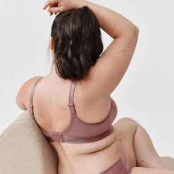 Kalenji Brassière Bretelles Croisables Maintien Fort Femme - Taupe -CourseKalenji brassiere bretelles croisables maintien fort femme taupe 4