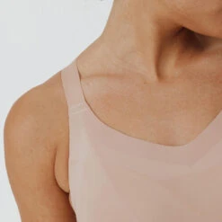 Kalenji Brassière Invisible Avec Coques Maintien Fort Femme - Beige -CourseKalenji brassiere invisible avec coques maintien fort femme beige 2