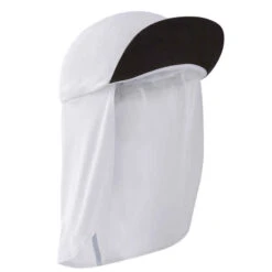 Kalenji CASQUETTE TRAIL RUNNING MODULABLE SAHARIENNE BLANCHE -CourseKalenji casquette trail running modulable saharienne blanche 3