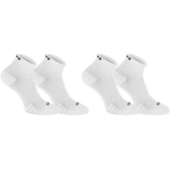 Kalenji CHAUSSETTES DE RUNNING ELIOFEEL HIGH BLANCHES X2 -CourseKalenji chaussettes de running eliofeel high blanches x2 5