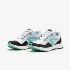 Kalenji CHAUSSURE DE RUNNING HOMME RUN ACTIVE GRIP BLANC VERT -CourseKalenji chaussure de running homme run active grip blanc vert 3