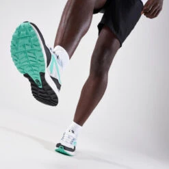 Kalenji CHAUSSURE DE RUNNING HOMME RUN ACTIVE GRIP BLANC VERT -CourseKalenji chaussure de running homme run active grip blanc vert 9