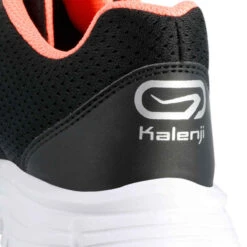 Kalenji CHAUSSURE JOGGING FEMME RUN ONE PLUS NOIR CORAIL -CourseKalenji chaussure jogging femme run one plus noir corail 7