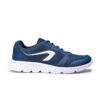 CHAUSSURES DE RUNNING HOMME KALENJI RUN 100 BLUE JEAN -CourseKalenji chaussure jogging homme run 100 gris