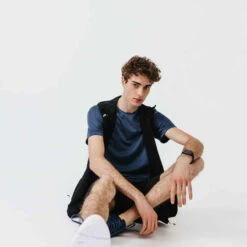 CHAUSSURES DE RUNNING HOMME KALENJI RUN 100 BLUE JEAN -CourseKalenji chaussure jogging homme run 100 gris 12