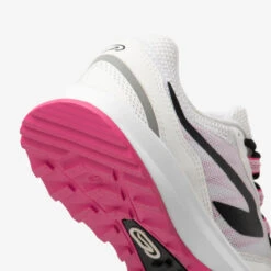 CHAUSSURES DE RUNNING FEMME KALENJI RUN ACTIVE GRIP Blanc Rose -CourseKalenji chaussures de running femme kalenji run active grip blanc rose 2