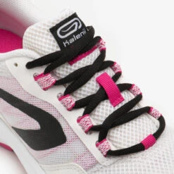 CHAUSSURES DE RUNNING FEMME KALENJI RUN ACTIVE GRIP Blanc Rose -CourseKalenji chaussures de running femme kalenji run active grip blanc rose 4