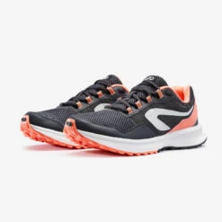 CHAUSSURES DE RUNNING FEMME KALENJI RUN ACTIVE GRIP GRIS CORAIL -CourseKalenji chaussures de running femme kalenji run active grip gris corail 4