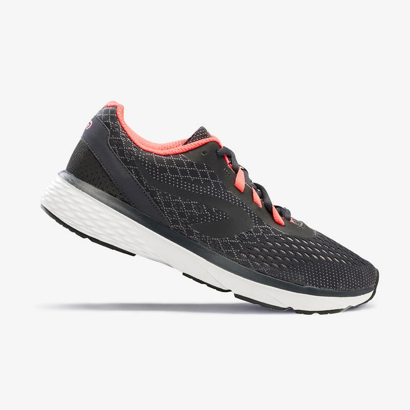 CHAUSSURES DE RUNNING FEMME KALENJI RUN SUPPORT GRIS FONCE 3 CHAUSSURES DE RUNNING FEMME KALENJI RUN SUPPORT GRIS FONCE