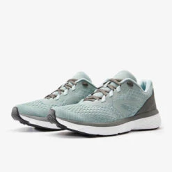 CHAUSSURES DE RUNNING FEMME KALENJI RUN SUPPORT KAKI -CourseKalenji chaussures jogging femme run support gris corail 4
