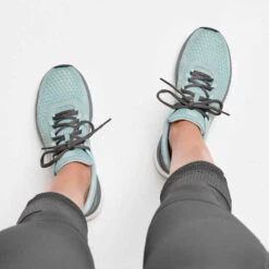 CHAUSSURES DE RUNNING FEMME KALENJI RUN SUPPORT KAKI -CourseKalenji chaussures jogging femme run support gris corail 8