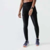 Kalenji Short Running Legging Intégré Femme - Dry + Noir -CourseKalenji collant short 2 en 1 running run dry noir femme