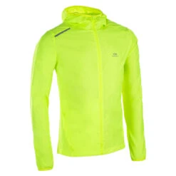 Kalenji Coupe Vent Athlétisme Club Jaune Fluo Personnalisable Homme -CourseKalenji coupe vent athletisme club jaune fluo personnalisable homme 1
