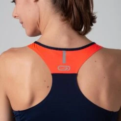 Kalenji DEBARDEUR D'ATHLETISME FEMME BLEU ET ORANGE 16 Kalenji DEBARDEUR D'ATHLETISME FEMME BLEU ET ORANGE -CourseKalenji debardeur dathletisme femme bleu et orange 6