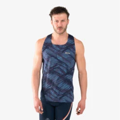 Kalenji DEBARDEUR D'ATHLETISME HOMME BLEU -CourseKalenji debardeur dathletisme homme bleu 6
