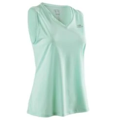 Kalenji Débardeur Respirant Running Femme - Dry Vert Clair -CourseKalenji debardeur respirant running femme dry vert clair 5