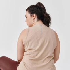 Kalenji Débardeur Respirant Running Femme - Soft Beige -CourseKalenji debardeur respirant running femme soft beige 10