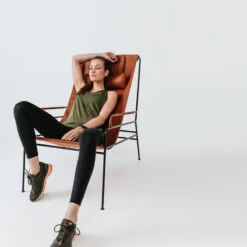 Kalenji Débardeur Running Léger Femme - Light Kaki -CourseKalenji debardeur running leger femme light kaki 6