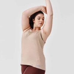 Kalenji Débardeur Respirant Running Femme - Soft Beige