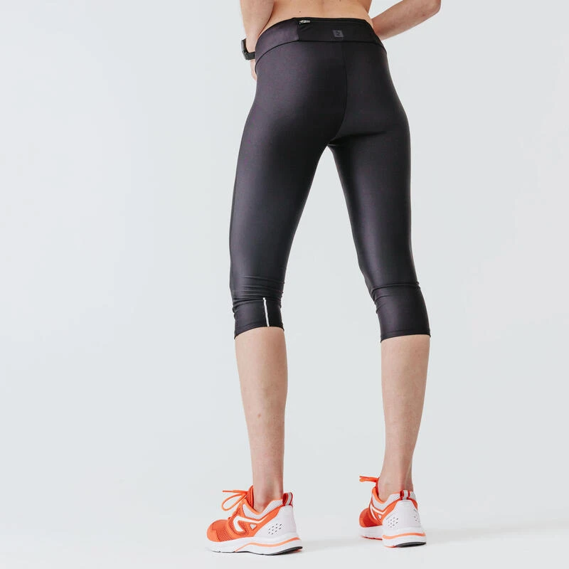 Kalenji Legging Court Running Femme - Dry Noir 4 Kalenji Legging Court Running Femme - Dry Noir – Image 2