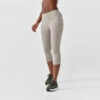 Kalenji Legging Court Running Femme - Support Beige