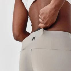 Kalenji Legging Court Running Femme - Support Beige -CourseKalenji legging court running femme support beige 4