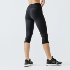 Kalenji Legging Court Running Femme - Support Noir -CourseKalenji legging court running femme support noir 8