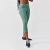 Kalenji Legging Court Running Femme - Support Vert -CourseKalenji legging court running femme support vert