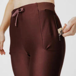 Kalenji Legging Court Running Respirant Femme - Run Dry 500 Marron 11 Kalenji Legging Court Running Respirant Femme - Run Dry 500 Marron -CourseKalenji legging court running respirant femme run dry 500 marron 4