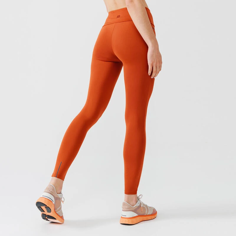 Kalenji Legging Running Gainant Femme (du XS Au 5XL - Grande Taille) - Orange 4 Kalenji Legging Running Gainant Femme (du XS Au 5XL - Grande Taille) - Orange – Image 2