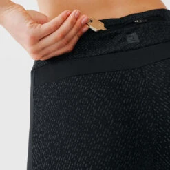 Kalenji Legging Running Long Chaud Femme - Warm+ Noir Motifs Réfléchissants -CourseKalenji legging running long chaud femme warm noir motifs reflechissants 4