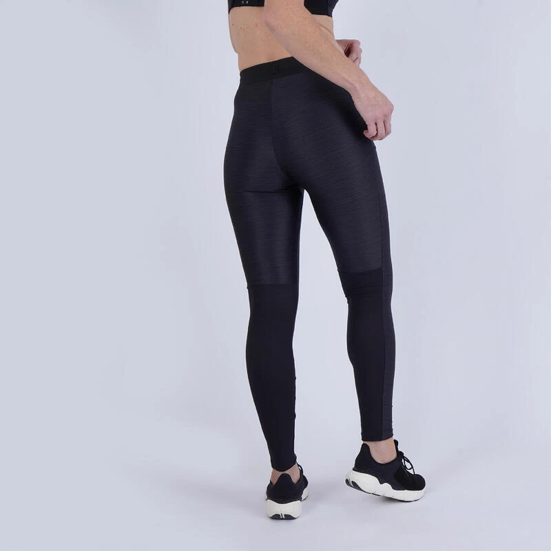 Kalenji Legging Running Respirant Femme - Run Dry 500 Noir Chiné 3 Kalenji Legging Running Respirant Femme - Run Dry 500 Noir Chiné