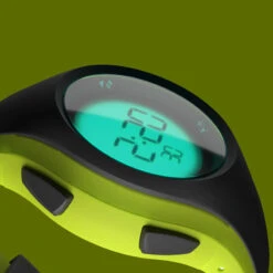 Kalenji Montre Chronomètre De Course à Pied W200 M Grise Jaune -CourseKalenji montre chronometre de course a pied w200 m grise jaune 4