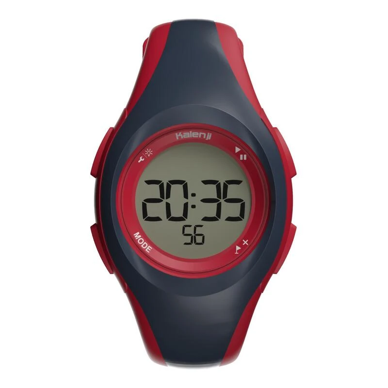 Kalenji Montre Chronomètre De Course à Pied W200 S Rouge Et Bleu 3 Kalenji Montre Chronomètre De Course à Pied W200 S Rouge Et Bleu – Image 2