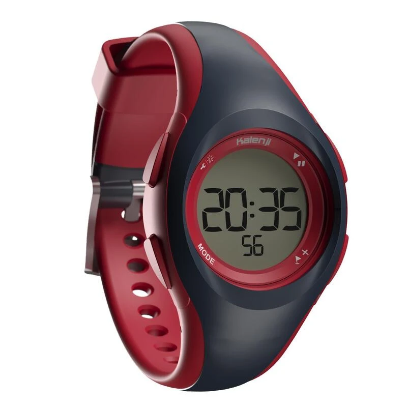 Kalenji Montre Chronomètre De Course à Pied W200 S Rouge Et Bleu 2 Kalenji Montre Chronomètre De Course à Pied W200 S Rouge Et Bleu