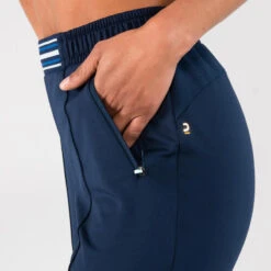 Kalenji PANTALON D'ATHLETISME ZIPPÉ FEMME BLEUE MARINE & CIEL -CourseKalenji pantalon dathletisme zippe femme bleue marine and ciel 3