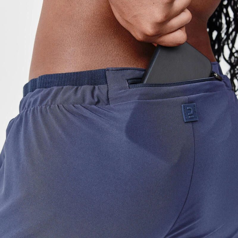 Kalenji Pantalon De Jogging Running Respirant Femme - Dry Bleu Foncé 5 Kalenji Pantalon De Jogging Running Respirant Femme - Dry Bleu Foncé – Image 3