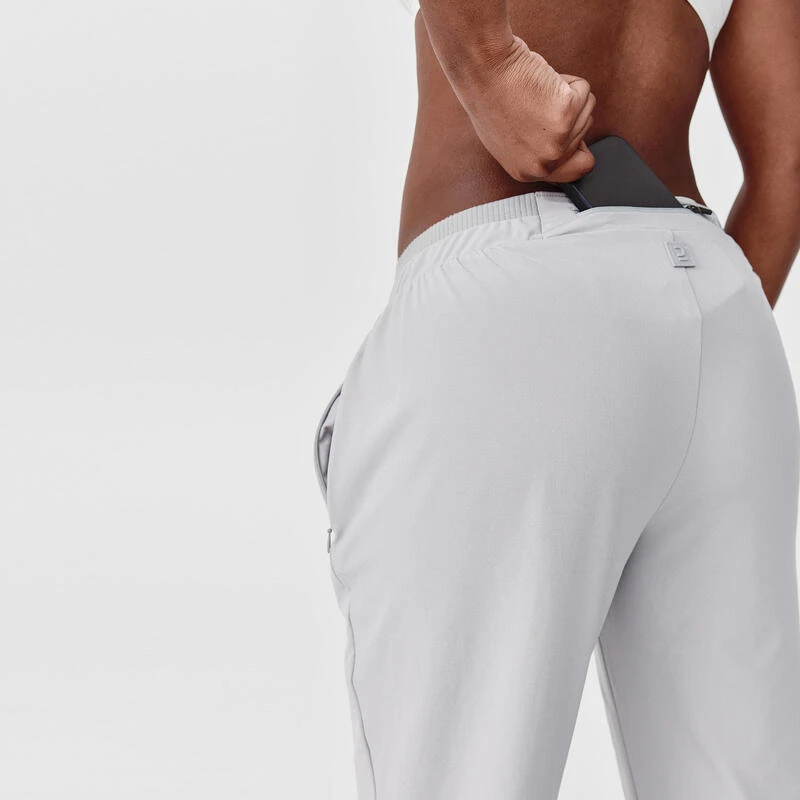 Kalenji Pantalon De Jogging Running Respirant Femme - Dry Gris 6 Kalenji Pantalon De Jogging Running Respirant Femme - Dry Gris – Image 4