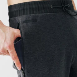 PANTALON DE RUNNING HOMME KALENJI WARM + GRIS -CourseKalenji pantalon de running homme kalenji warm gris 3
