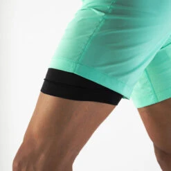 Kalenji Short De Running Respirant Homme - KIPRUN Run 500 Dry Vert Menthe -CourseKalenji short de running respirant homme kiprun run 500 dry vert menthe 7