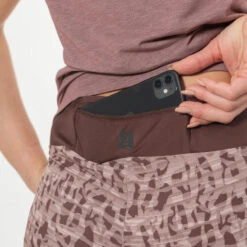 Kalenji Short Printé Running Femme - Dry Marron -CourseKalenji short printe running femme dry marron 5