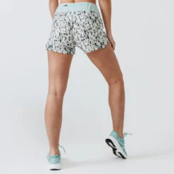 Kalenji Short Printé Running Femme - Dry Vert -CourseKalenji short printe running femme dry vert 2