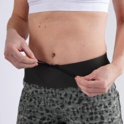 Kalenji Short Printé Running Femme - Dry Vert Foncé -CourseKalenji short printe running femme dry vert fonce 3