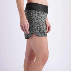 Kalenji Short Printé Running Femme - Dry Vert Foncé -CourseKalenji short printe running femme dry vert fonce 4