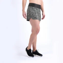 Kalenji Short Printé Running Femme - Dry Vert Foncé -CourseKalenji short printe running femme dry vert fonce 6